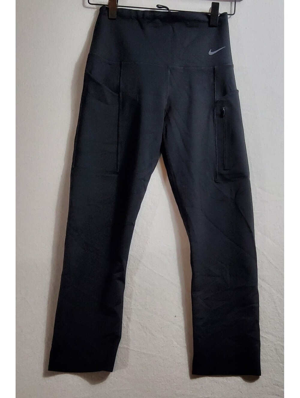 Nike Go Legging Firm Support High Rise Crop Length Women Black DQ5881-010 Sz S